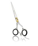 RUVANTI Professional 6.5 Hair Cutting Scissors - Japanese Super Cobalt Stainless Steel Shear for Barber/Hairdresser - Silver/Gold Hair Scissor - Buy Online on GoSupps.com