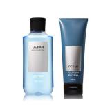 Bath & Body Works Men's Collection Ocean Ultra Shea Body Cream & 2-in-1 Hair + Body Wash - Buy Online on GoSupps.com