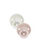 Elodie Details 2 Pack Natural Rubber Pacifiers for Babies 0-6 Months | BPA-Free Powder Pink - Buy Online on GoSupps.com