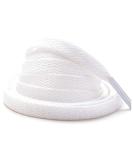 Stepace 2 Pairs Flat Shoe Laces for Sneakers 30"-72" Length 26 Color Shoelaces 54" inches (137 cm) White - Buy Online on GoSupps.com