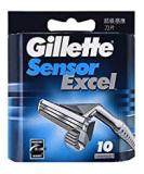 Gillette Sensor Excel Razor Blades - 10 Pack - Buy Online on GoSupps.com