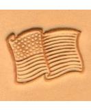Tandy Leather Craftool 3D USA Flag Stamp 88354-00 - Genuine American-made Leather Tool - Buy Online on GoSupps.com