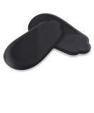 Haofy Gel Heel Pillow for Heel Spurs - 2 Pairs Orthopedic Insoles for Achilles Support - Over Supination & Pronation - Black (4 Pack) - Buy Online on GoSupps.com