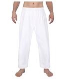 FitsT4 Karate Pants 8oz Middleweight Elastic Waist Martial Arts Pants Perfect for Training or Competition, 000-5 White 4 - Buy Online on GoSupps.com