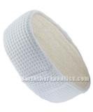 Earth Therapeutics Oval Terry Loofah Pad - Exfoliating Body Scrubber - Buy Online on GoSupps.com
