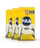 Pan Premium Pre-Cooked White Maizemeal - 1kg (Pack Of 3) | Gluten-Free | Ready to Inspire Your Recipes | Authentic Maize Delights | Goodness for Creative Kitchens - Buy Online on GoSupps.com