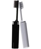 Buy TEONEI Folding Travel Toothbrush - 2PCS Foldable Teeth Brushes for Personal Care | International Shipping Available - Buy Online on GoSupps.com