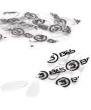 Buy Silicone Adhesive Nose Pads - 2 Pairs (4 Pieces) - 4 Sizes - 0.7mm Height - Worldwide Shipping - Buy Online on GoSupps.com