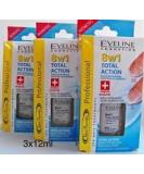 Eveline TA 8 in 1 Intensive Nail Conditioner 3 x 12 ml - Buy Online on GoSupps.com