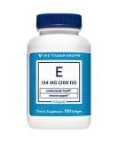 Vitamin Shoppe Vitamin E 200IU - Natural Source for Cardiovascular, Immune, & Eye Health - 100 Softgels - Buy Online on GoSupps.com