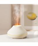Marzius Flame Aroma Diffuser & Humidifier | 7 Color Night Light | Essential Oil Diffuser for Home Bedroom Yoga Office | Waterless Auto-Power-Off (White) - Buy Online on GoSupps.com