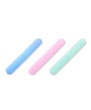 Buy 3 Pack Portable Toothbrush Case - Travel Head Covers for Home & On-the-Go | Fast International Shipping - Buy Online on GoSupps.com