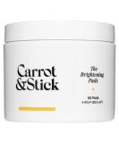 Carrot & Stick Brightening Face Pads | Salicylic Mandelic & Lactic Acid | Cruelty-Free | 50 Pads for All Skin Types - Buy Online on GoSupps.com