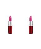 Maybelline New York Moisture Extreme Lipstick - Glamorous Pink (2-Pack) | Bright Melon Fragrance | 5g Each - Buy Online on GoSupps.com