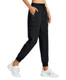 Libin Women's Cargo Joggers Lightweight Quick Dry Hiking Pants Athletic Workout Lounge Casual Outdoor Black Medium - Buy Online on GoSupps.com