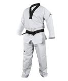adidas Adi Start II Black V-Neck Taekwondo Dobok Uniform - Size 5 - Buy Online on GoSupps.com