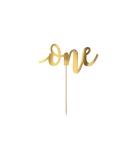 Schnooridoo Gold Cake Topper - Elegant Cake Decoration for Weddings & Birthdays - Premium eCommerce International Shipping - Buy Online on GoSupps.com