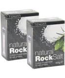 Gharana Swaad Ka Khazaana Tidman's Rock Salt 500g - Pack of 2 | Natural Minerals for Flavorful Cooking & Wellness | Unrefined & Versatile | Essential for Cooking & Seasoning - Buy Online on GoSupps.com