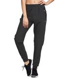 BALEAF Women's Joggers Pants Athletic Running Jogging Pants Hiking Quick Dry Zipper Pockets Black-pants Medium - Buy Online on GoSupps.com