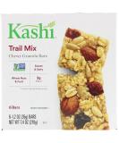 Kashi Chewy Trail Mix Granola Bars - Pack of 6 (1.2 oz each) | Healthy Snack Option - Buy Online on GoSupps.com