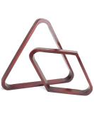 Felson Mahogany Stain Triangle & Diamond Billiard Ball Racks - Premium Supplies - Buy Online on GoSupps.com