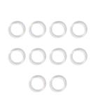 Soft Ring Adapter Clip - Transparent Silicone Fish Clips | 10 Pack Pacifier Holders & Birthday Gifts for Kids - Buy Online on GoSupps.com