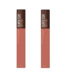 Maybelline New York SuperStay Matte Ink Liquid Lipstick - Pack of 2, Hazelnut Hypnotizer 260 - Buy Online on GoSupps.com