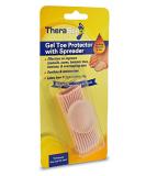 Silipos TheraStep 7008 Gel Toe Protector with Spreader | Toe Pain Relief - Buy Online on GoSupps.com