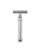 Edwin Jagger Double Edge Safety Razor Chrome Regular Handle with 5 Blades - Buy Online on GoSupps.com