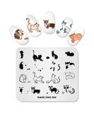 KADS Stamping Plates Animal Cute Manicure Template - Nail Art Image Stamp Tool - Buy Online on GoSupps.com