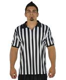 Mato & Hash Men's Referee Shirt/Umpire Jersey - 4X-Large Black/White - For Officiating and Costumes - Buy Online on GoSupps.com