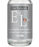 Organic Eye Gel by GIA NATURALS | Plant-Based Silk Protein with MSM & Cucumber | Reduces Puffiness, Dark Circles & Wrinkles | Anti-Aging Vegan Formula | Made in USA - Buy Online on GoSupps.com