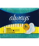 Always Ultra Thin Pads Regular Flexi-Wings 18 ea - Absorbent Feminine Hygiene Protection - Buy Online on GoSupps.com