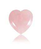 Healing Crystal Rose Quartz Heart Worry Stone for Reiki Meditation Stress Relief - 20x20x10mm - Buy Online on GoSupps.com