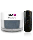 Acrylic Black Glitter Powder for Nail Design | RM Beautynails 10g - Buy Internationally - Buy Online on GoSupps.com