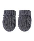 Baby Knitted Cable Mittens in Navy | Unisex Infant Mitts NB-12 Months - Buy Online on GoSupps.com