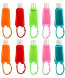 12pcs Refillable Empty Travel Bottles with Clips - Mini 30ml Holders for Kids' Backpack & Hand Sanitizer - Ideal for Travel - Buy Online on GoSupps.com