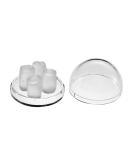 Aquasphere Silicone Ear Plugs - Custom Fit for Ultimate Comfort | Pack of 4 Transparent Plugs - Buy Online on GoSupps.com