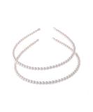 Aysekone 2 Pack Simple Design Imitation Pearl Headband Lady Full Pearl Bead Fashion Stylish Headband Wedding Party Bridal Hair Hoop - Buy Online on GoSupps.com