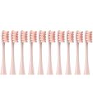 Buy Electric Toothbrush Replacement Heads - 10 Pink Brush Heads for Effective Oral Care | International Shipping Available - Buy Online on GoSupps.com