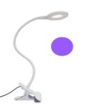Lishumei 16W Mini USB UV LED Nail Lamp Dryer - Gel Nail Curing Light Fixture with Flexible Gooseneck Cord, 8 UV/LED Beads - White Round Head - Buy Online on GoSupps.com