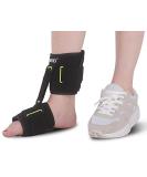 Adjustable Drop Foot Brace | Unisex AFO Support for Right/Left Foot | Improve Walking Gait & Relieve Achilles Tendon Pain Day & Night - Buy Online on GoSupps.com