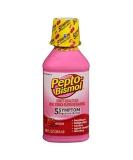 Pepto-Bismol Liquid Cherry 12oz - Fast Relief for Upset Stomach - Buy Online on GoSupps.com
