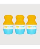 Solar Buddies Sunscreen Applicator - BPA-Free Blue Pack of 3 | Refillable Roll-On Sponge for Kids Adults & Families | Perfect Travel Size 3.4fl oz - Buy Online on GoSupps.com