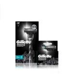 Buy Mach3 Charcoal Razor for Men - 1 Handle + 4 Blade Refill | International Shipping Available - Buy Online on GoSupps.com