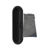 Travel Case for Electric Toothbrush | Waterproof & Protective Cover for Oral-B | Fits 1 Handpiece & 2 Brush Heads - Black - Buy Online on GoSupps.com