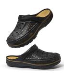 INMINPIN Women and Men Orthopedic Clogs Arch Support Garden Shoes Sandals Slippers with Plantar Fasciitis Feet Insoles 9.5-10.5 Women/7.5-8.5 Men Classic Black - Buy Online on GoSupps.com