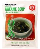Kikkoman Instant Wakame Soup - 9 Pockets, 3 Packs - 1.89 oz | Seaweed Soup Mix - Buy Online on GoSupps.com