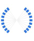 Oral Swabs 50 Pack - Disposable Dental Care Sponge for Men & Women | Toothbrush Sponge | Oral Cleaning (Blue) - Buy Online on GoSupps.com