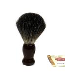 Golddachs Shaving Brush - 100% Badger Hair Premium Quality Brown | International Shipping Available - Buy Online on GoSupps.com